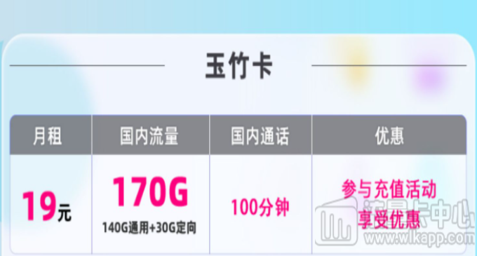 電信玉竹卡用起來怎么樣？優(yōu)惠嗎？月租低嗎？免費0元領取的流量卡！