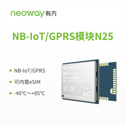 模塊Neoway 有方科技 N25 NB-IoT 無(wú)線通信模塊 物聯(lián)網(wǎng)模塊模組圖片1